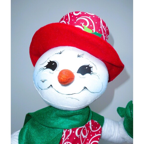 Annalee Christmas Swirl Snowman 20\